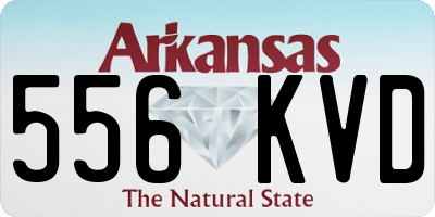 AR license plate 556KVD