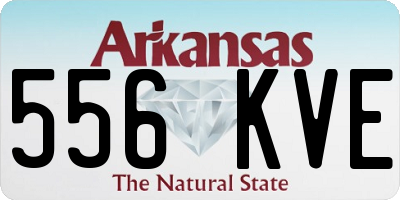 AR license plate 556KVE
