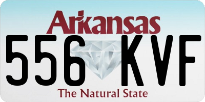 AR license plate 556KVF