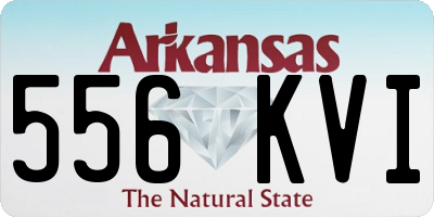 AR license plate 556KVI