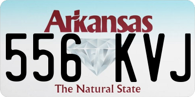 AR license plate 556KVJ