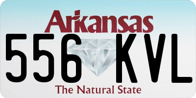 AR license plate 556KVL