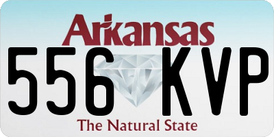 AR license plate 556KVP