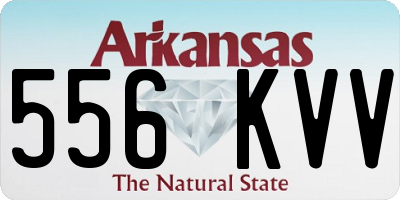 AR license plate 556KVV