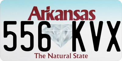 AR license plate 556KVX