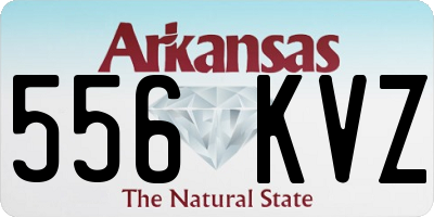 AR license plate 556KVZ