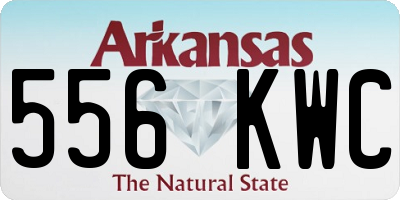 AR license plate 556KWC