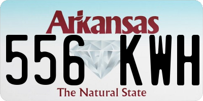 AR license plate 556KWH