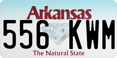 AR license plate 556KWM