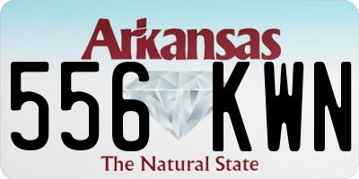 AR license plate 556KWN