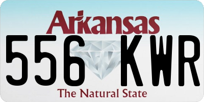 AR license plate 556KWR