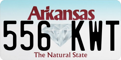 AR license plate 556KWT