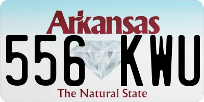 AR license plate 556KWU