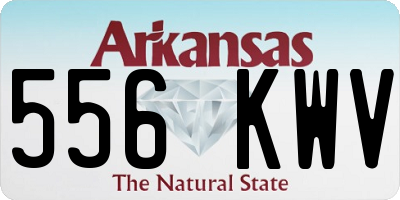 AR license plate 556KWV