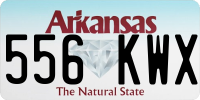 AR license plate 556KWX