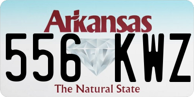 AR license plate 556KWZ