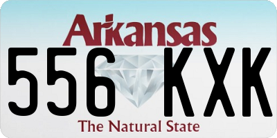 AR license plate 556KXK