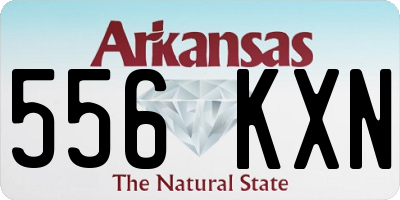 AR license plate 556KXN
