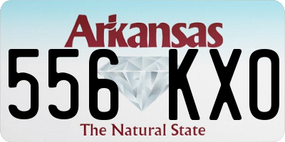 AR license plate 556KXO