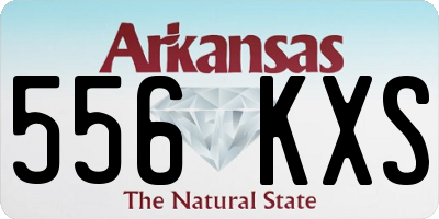 AR license plate 556KXS