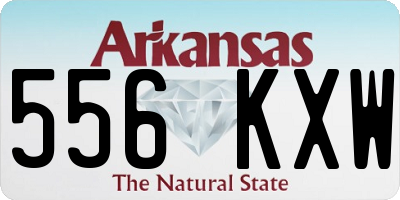 AR license plate 556KXW