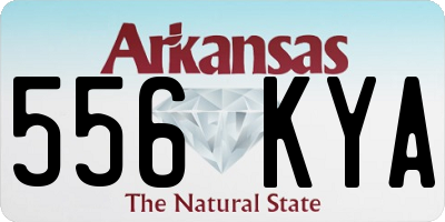 AR license plate 556KYA