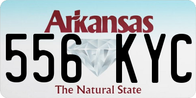 AR license plate 556KYC