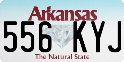 AR license plate 556KYJ