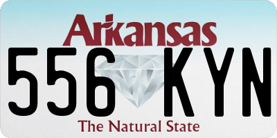 AR license plate 556KYN
