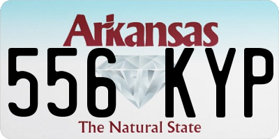 AR license plate 556KYP