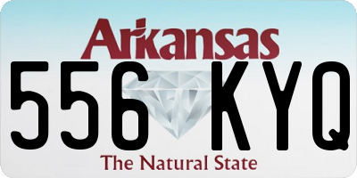 AR license plate 556KYQ