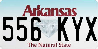 AR license plate 556KYX