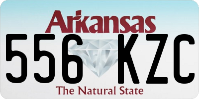 AR license plate 556KZC
