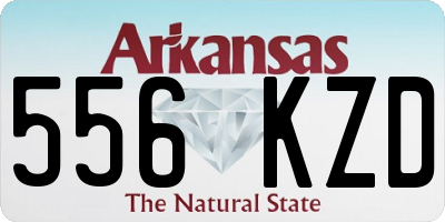 AR license plate 556KZD