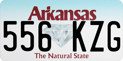 AR license plate 556KZG