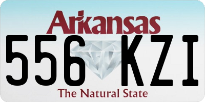 AR license plate 556KZI
