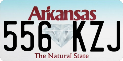 AR license plate 556KZJ