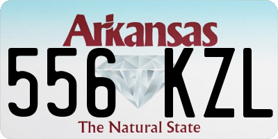 AR license plate 556KZL