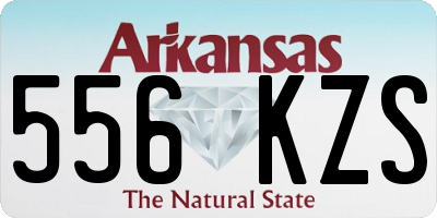 AR license plate 556KZS