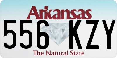 AR license plate 556KZY