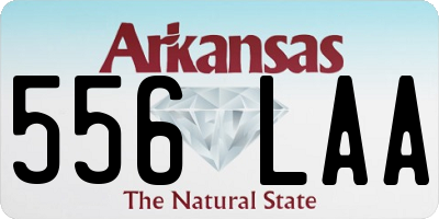 AR license plate 556LAA