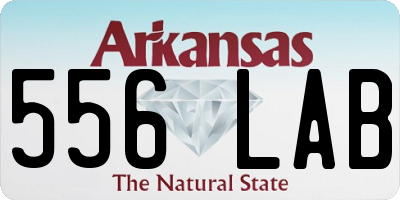 AR license plate 556LAB