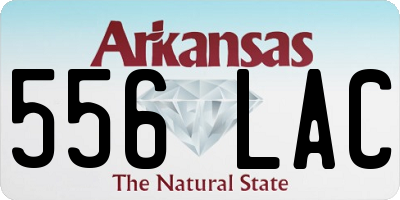 AR license plate 556LAC
