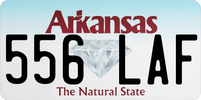 AR license plate 556LAF