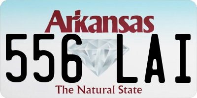 AR license plate 556LAI