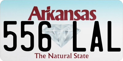 AR license plate 556LAL