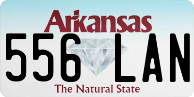 AR license plate 556LAN