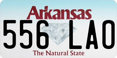 AR license plate 556LAO