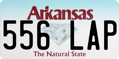 AR license plate 556LAP