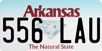 AR license plate 556LAU
